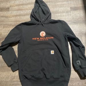 Vintage Carhartt New Belgium Brewing Hoodie
